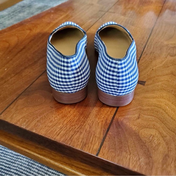 Jack Rogers Gingham Embroidered Lemon Loafers Size 7 - Picture 4 of 8